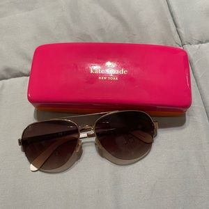 Gold Kate spade sunglasses